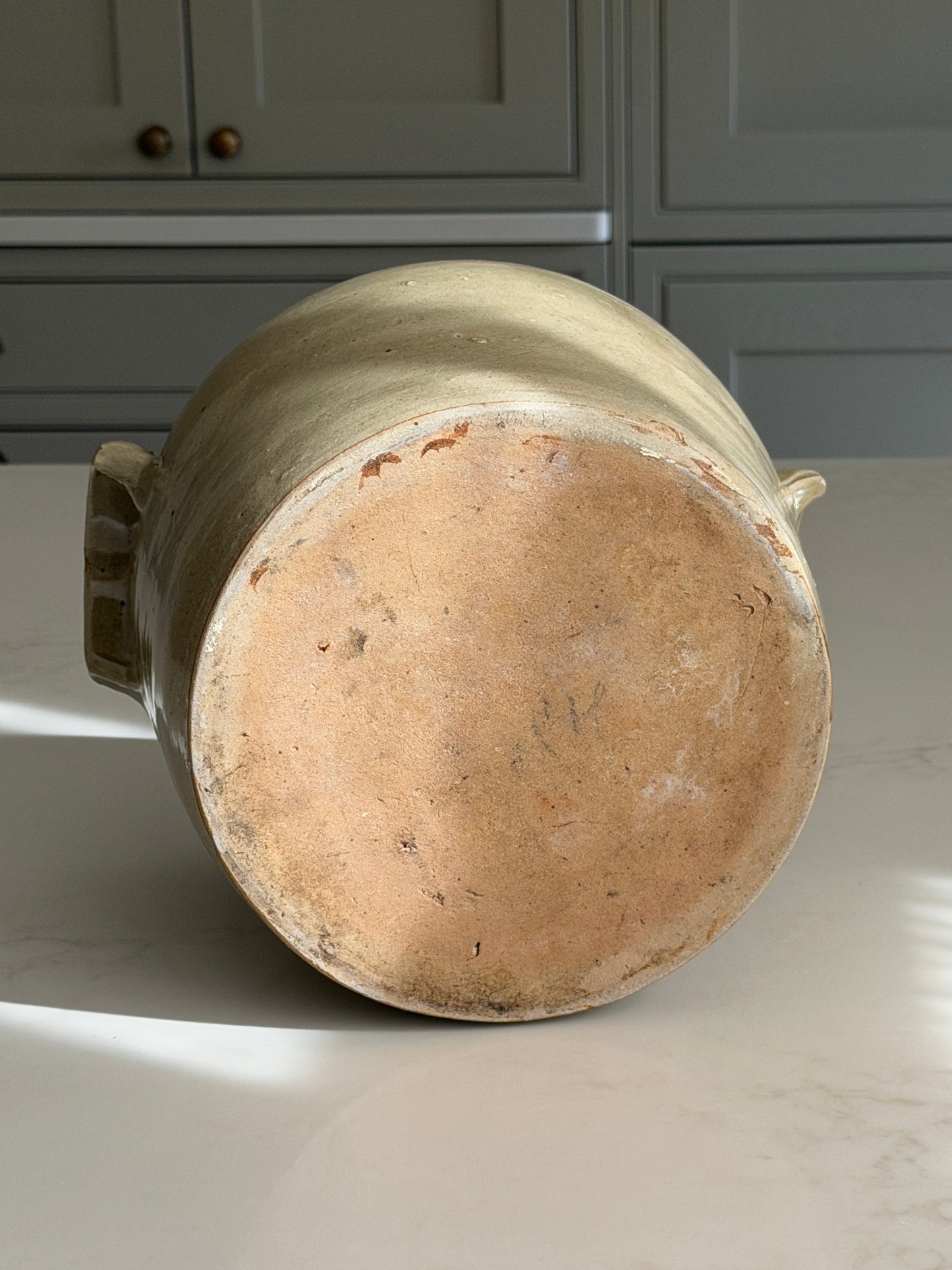 Greeny Grey French Confit Pot