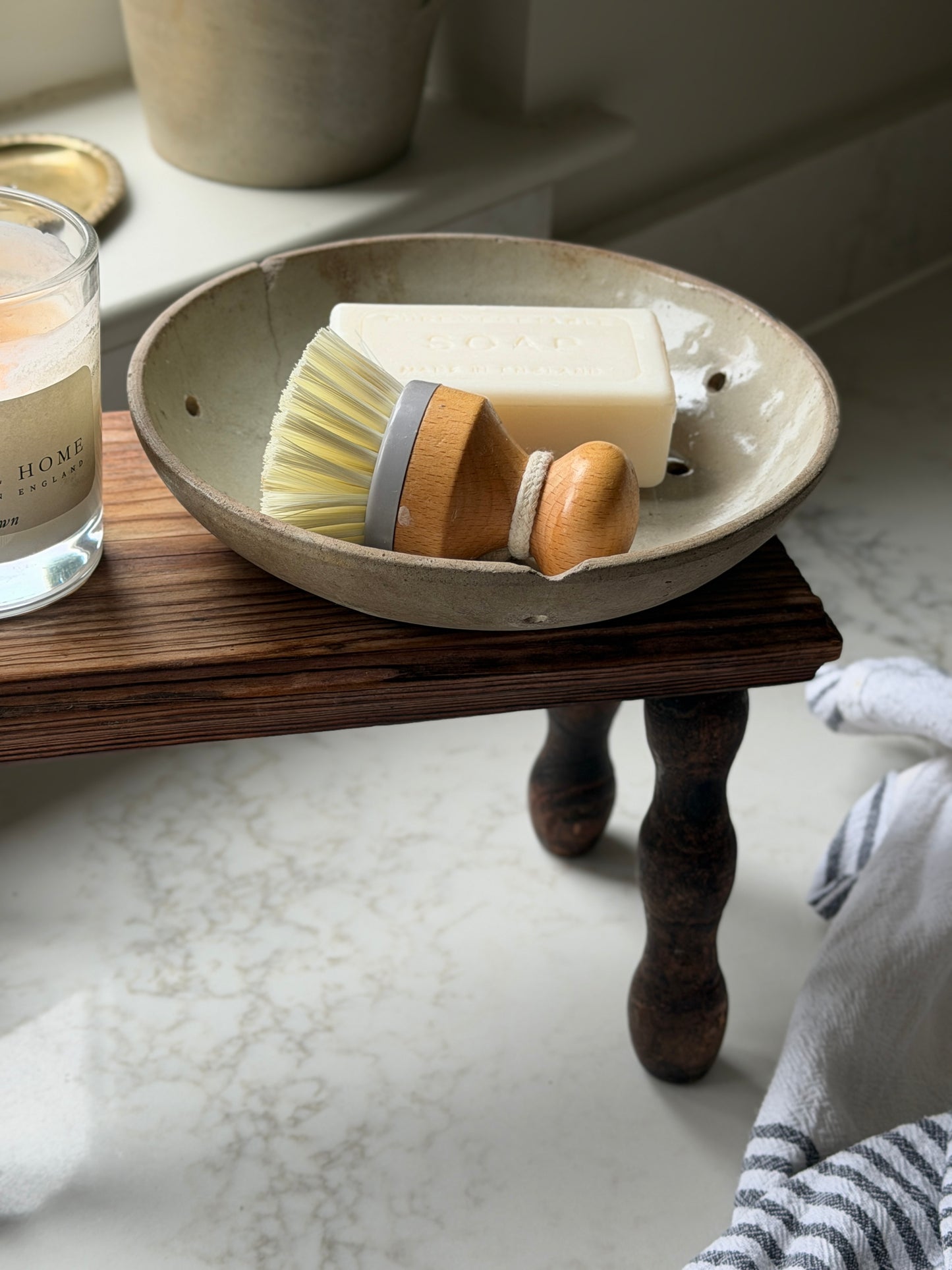 Large Grey Cheestrainer