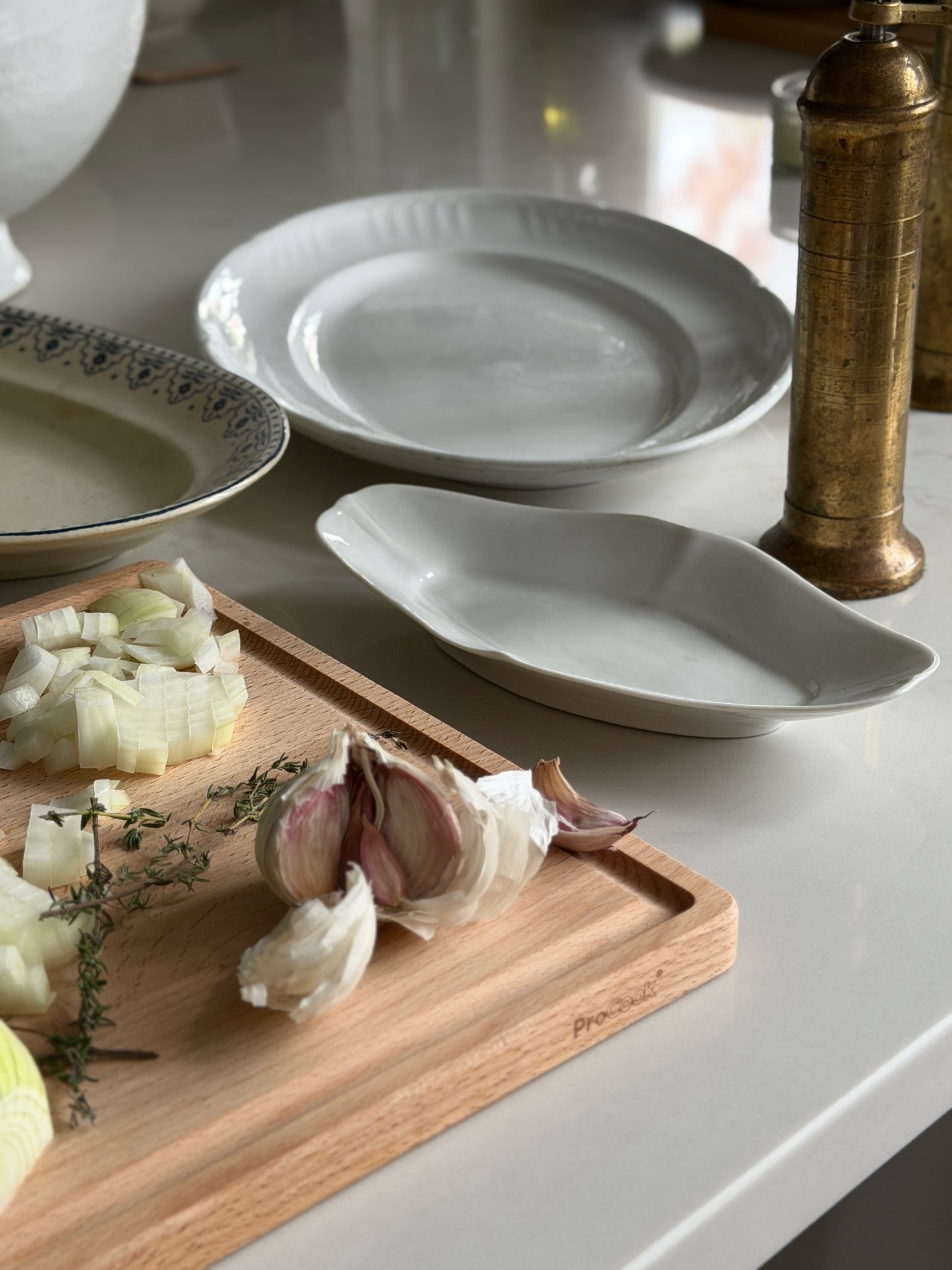 Mini White Oval Platters