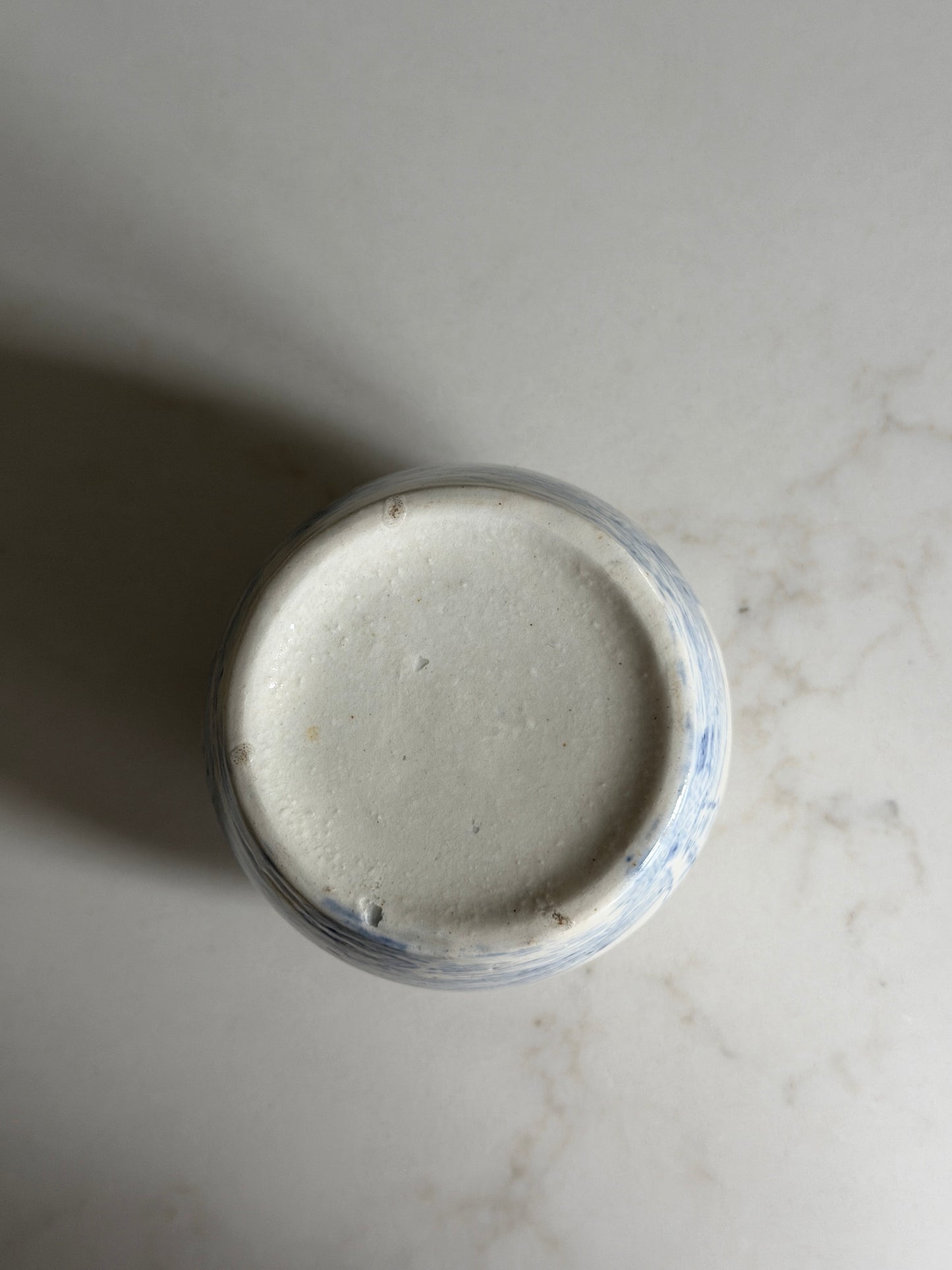 Chinese Painted Ginger Jar - Blue & White