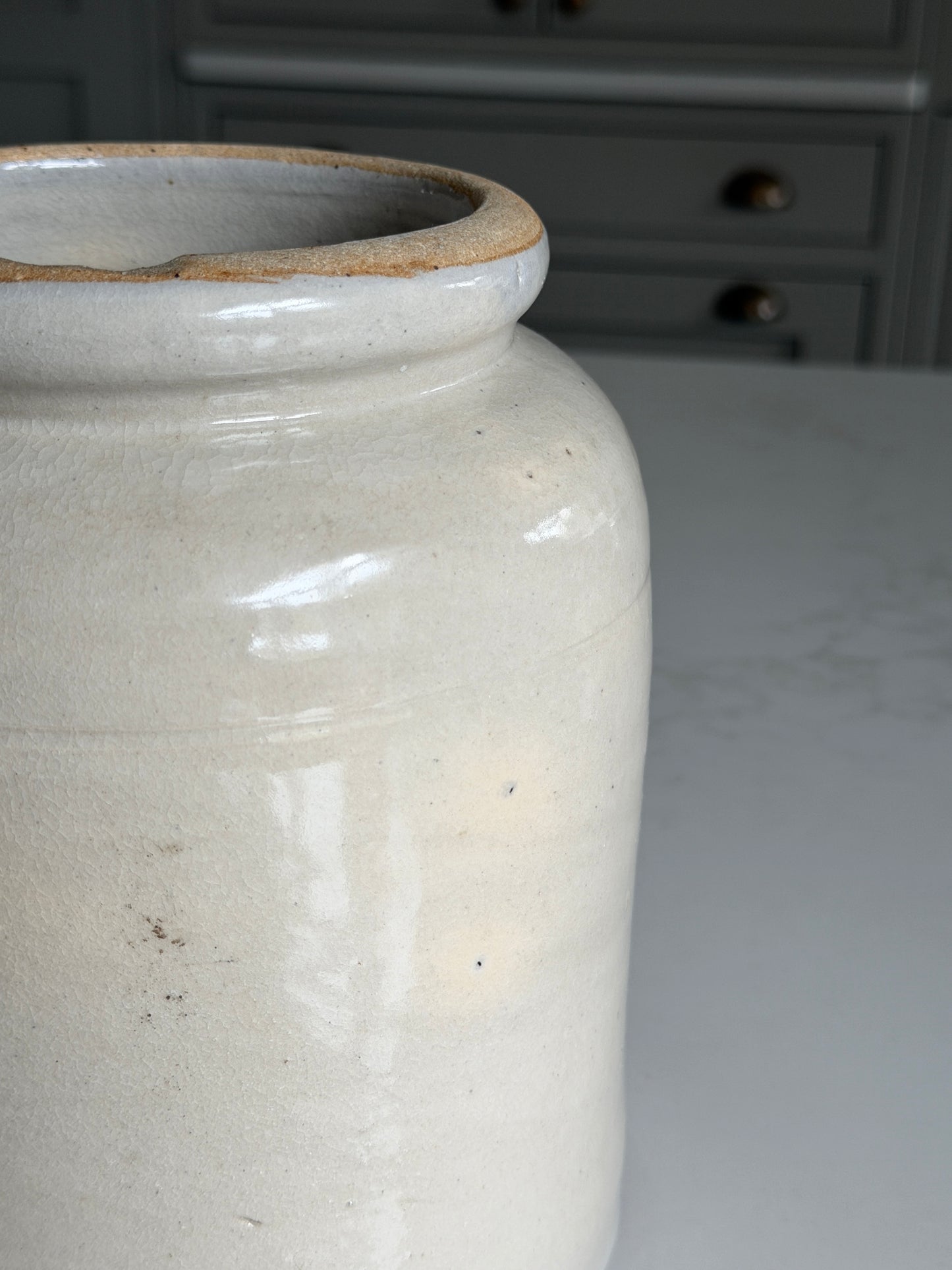 Large French Stoneware Pot