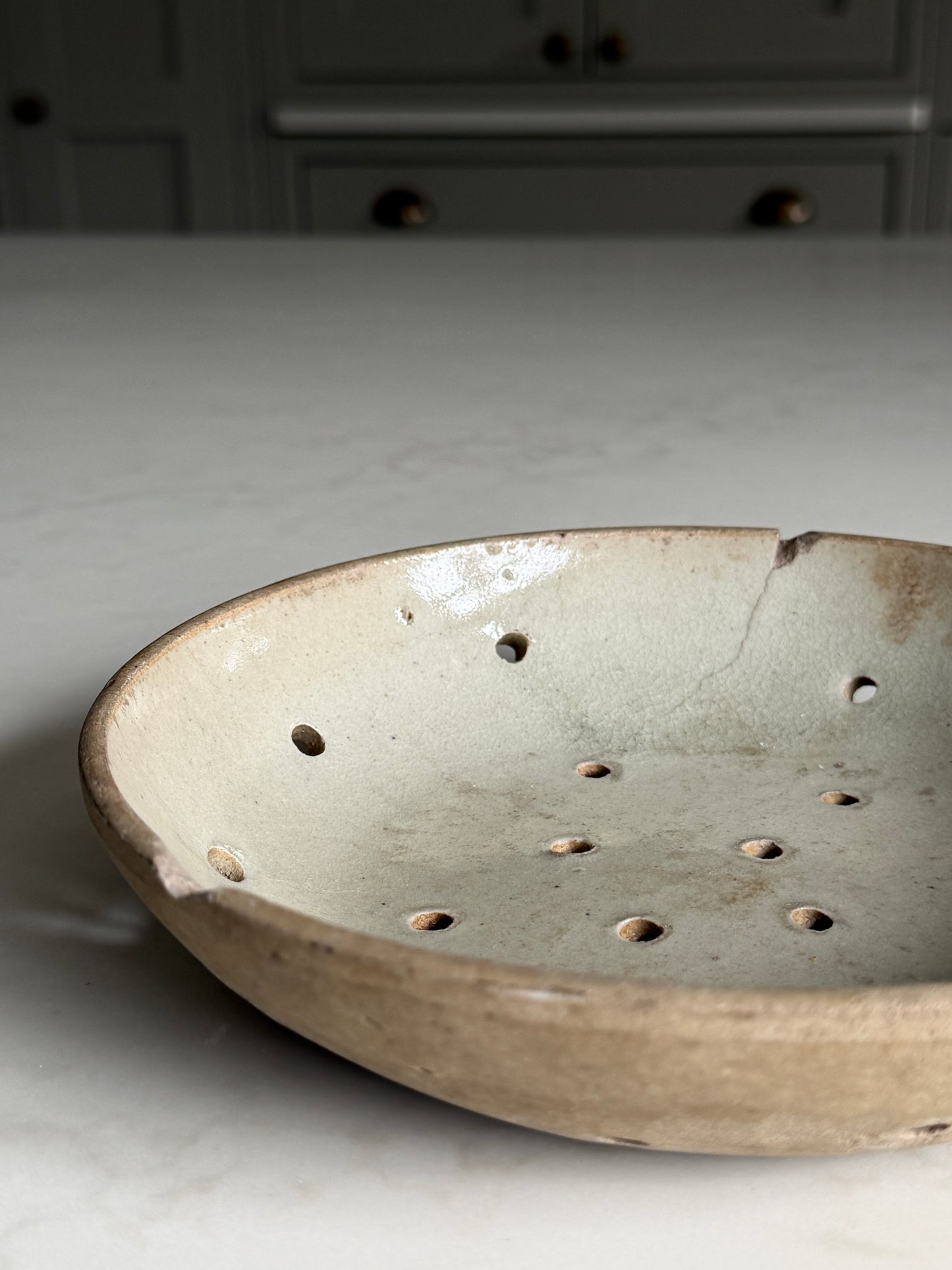 Large Grey Cheestrainer