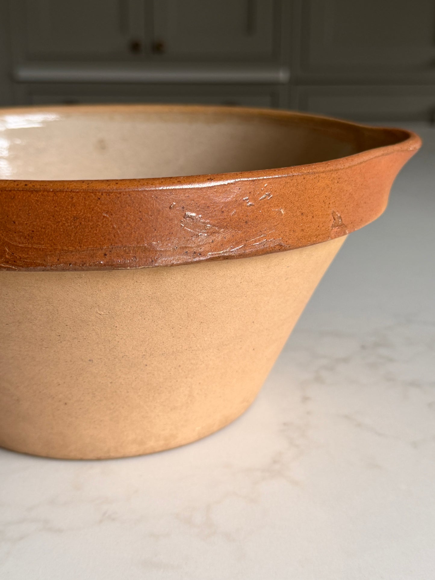 Medium Brown French Baking Bowl