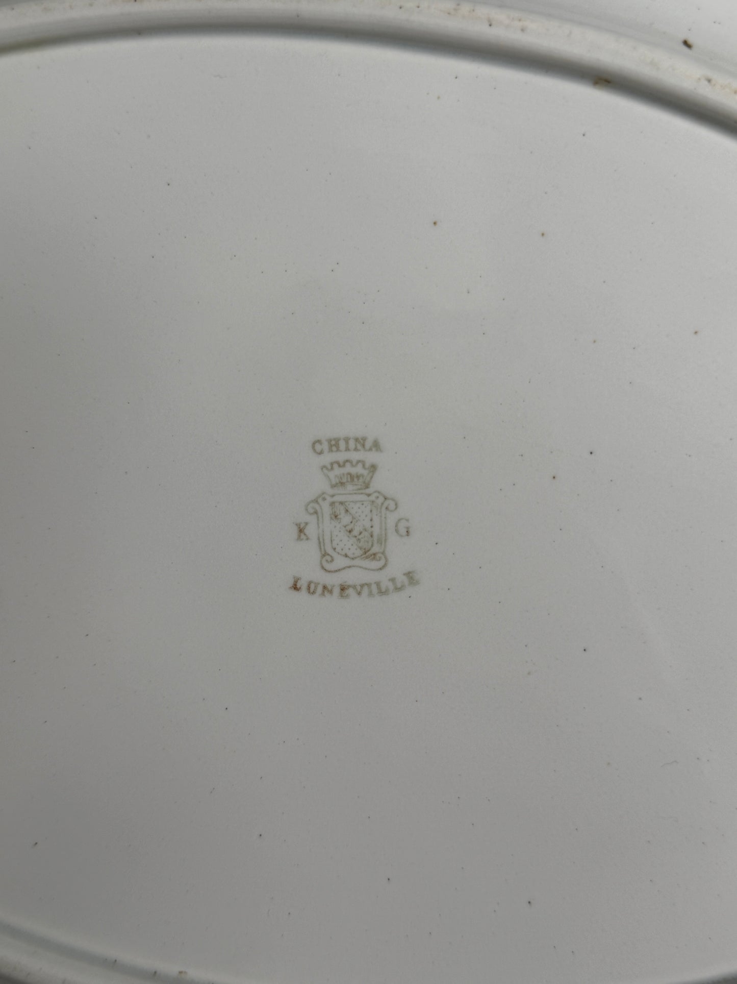 White French Oval Platter – K&G Lunéville