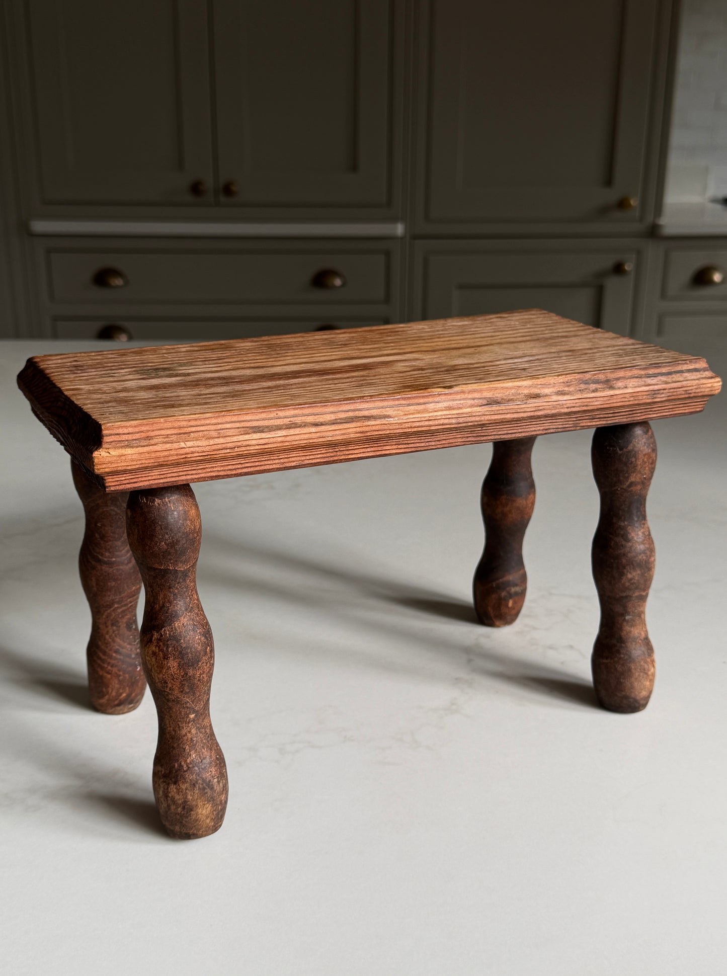 Mini French Rectangular Bobbin Milking Stool