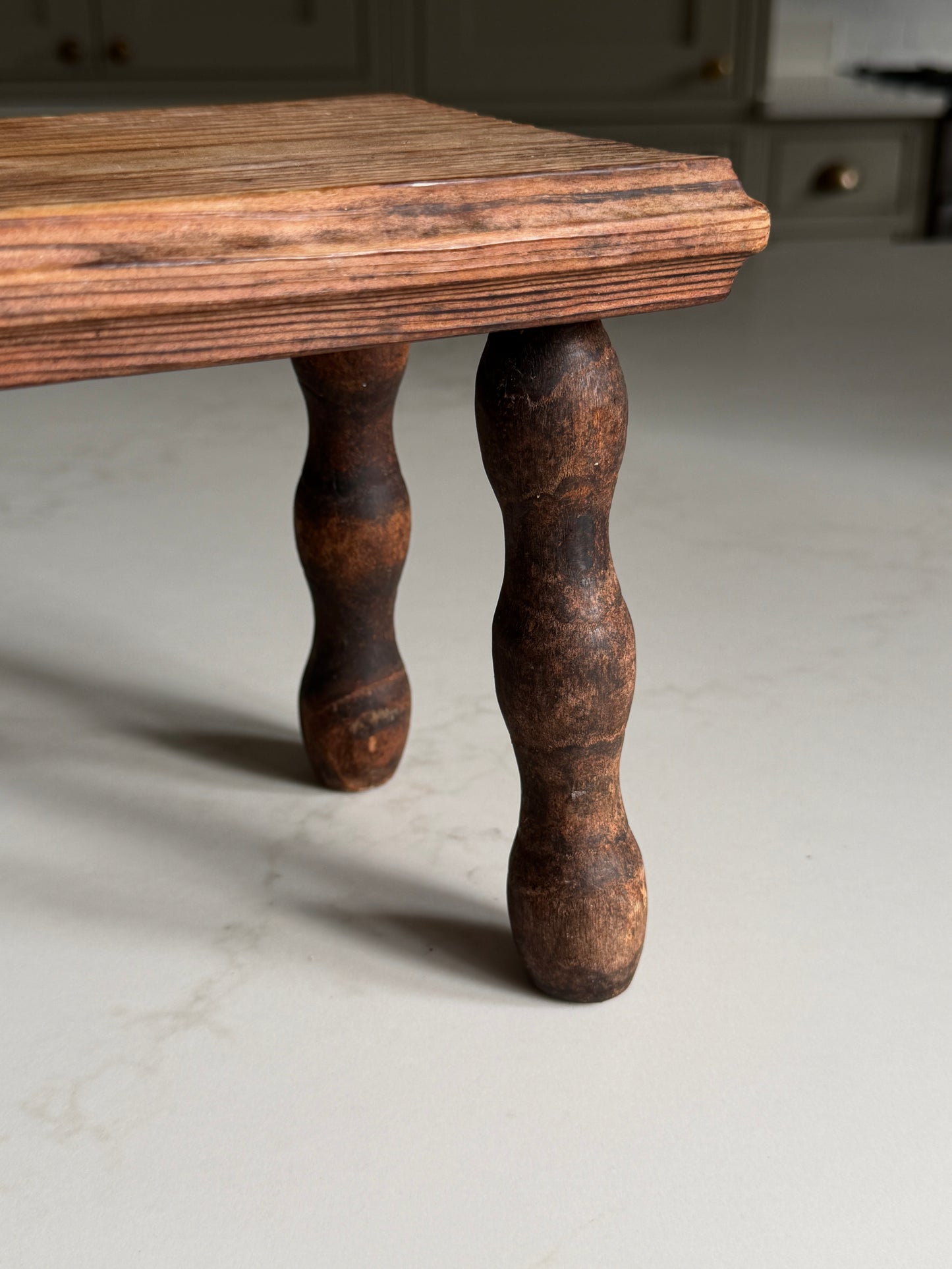 Mini French Rectangular Bobbin Milking Stool