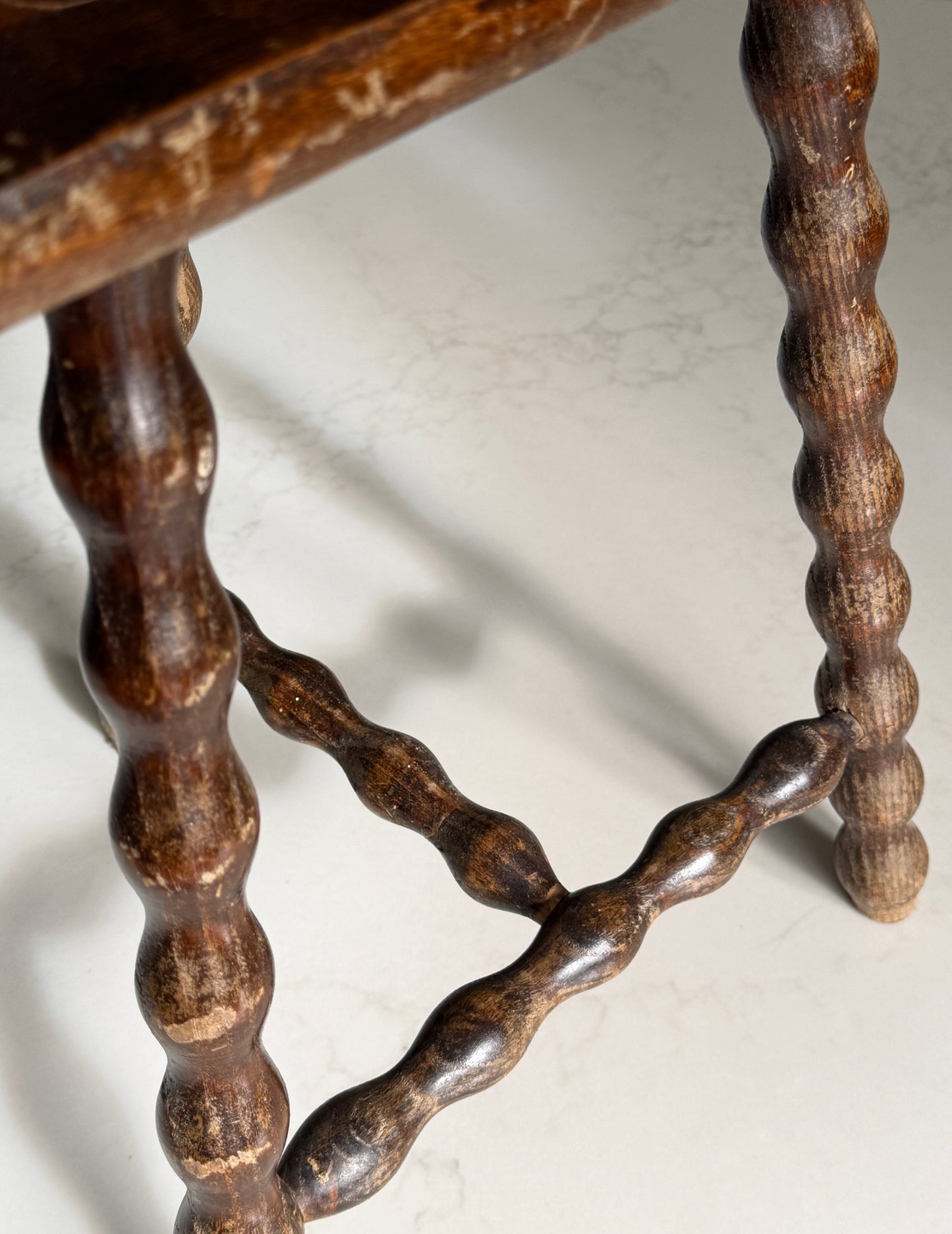 Medium French Bobbin Milking Stool