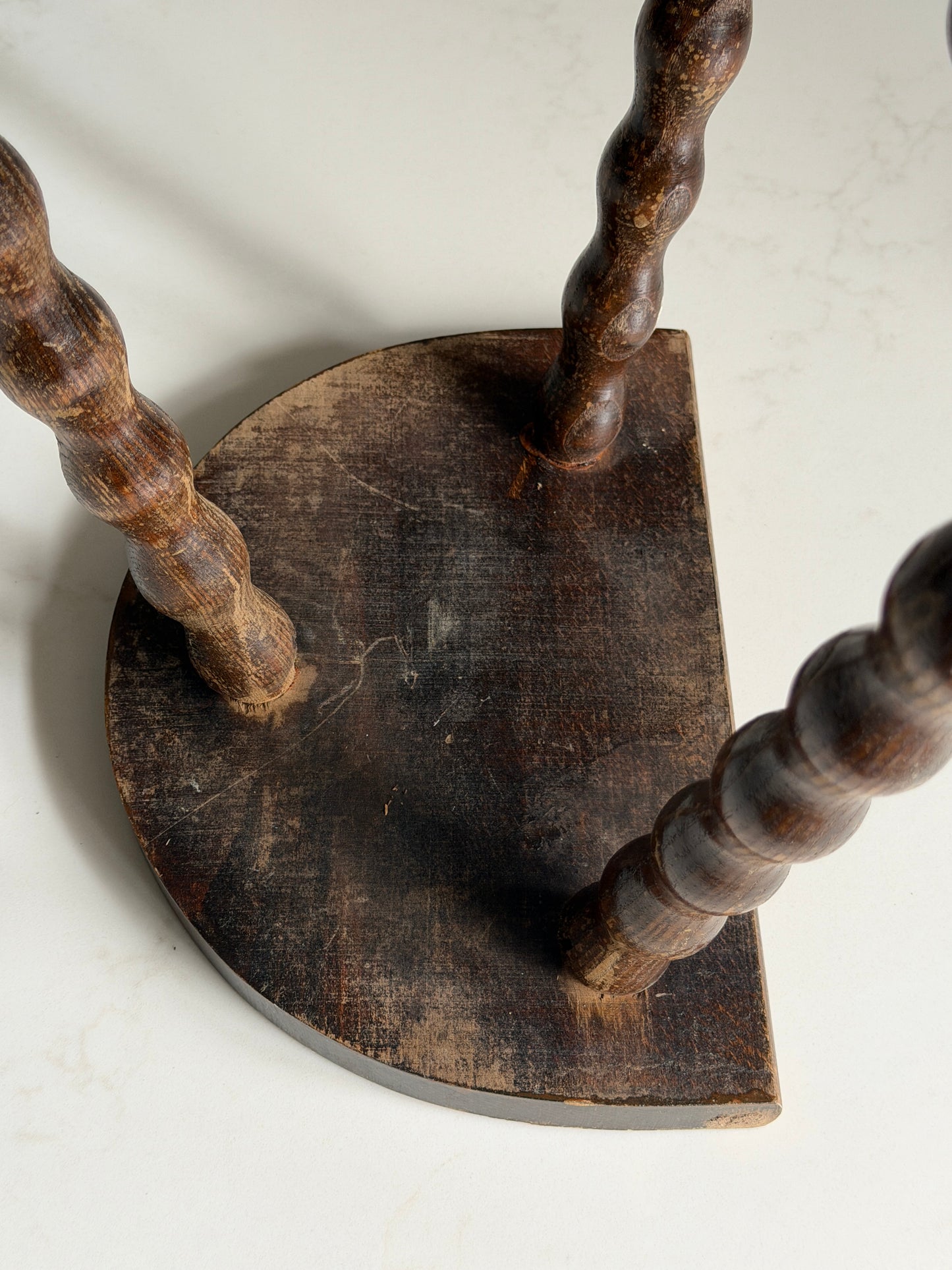 Medium French Bobbin Milking Stool