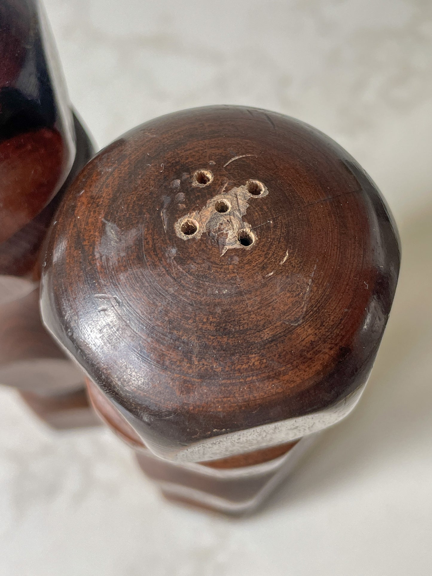 Vintage Salt Shaker & Pepper Grinder Set