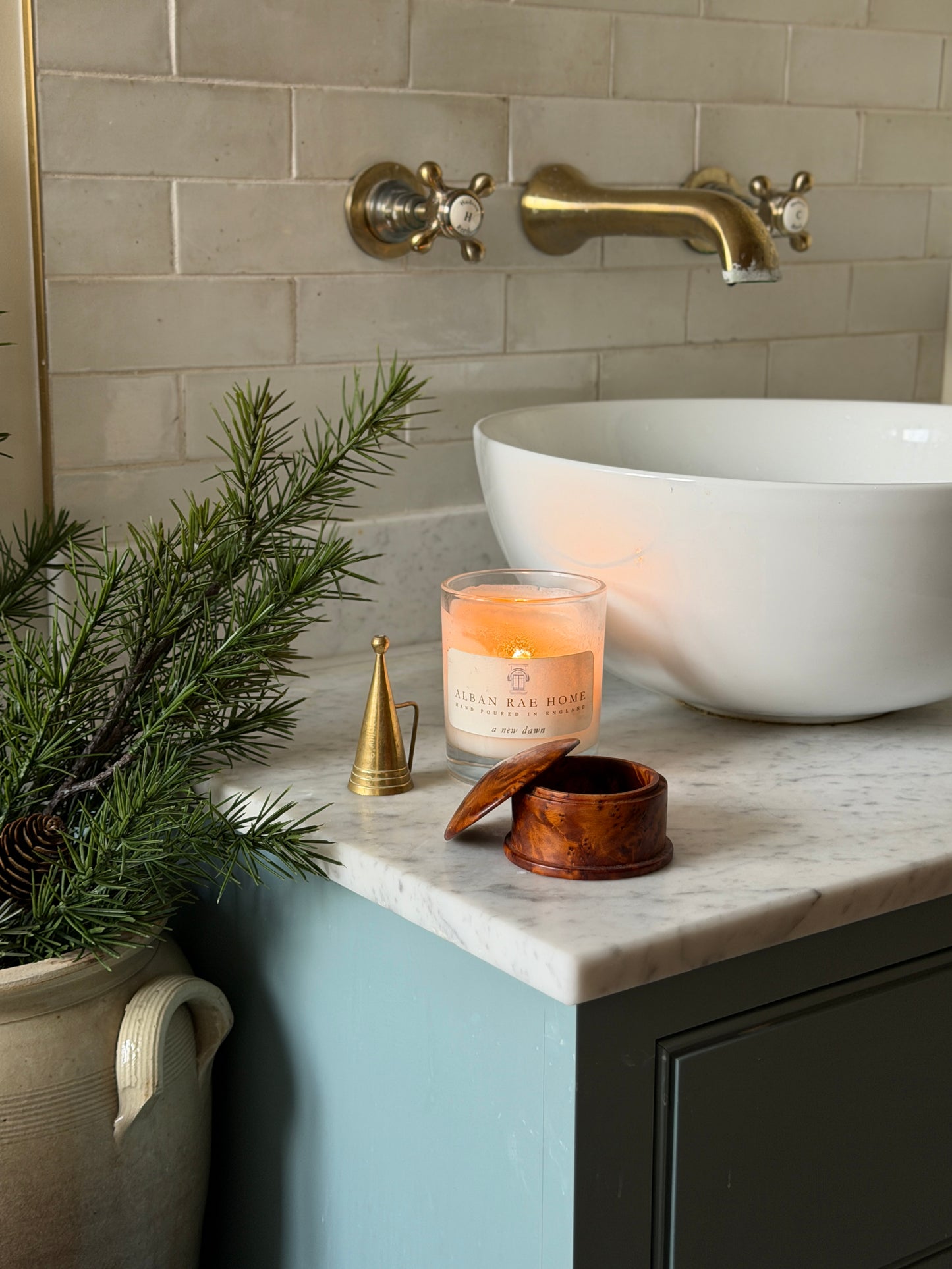 Brass Candle Snuffer