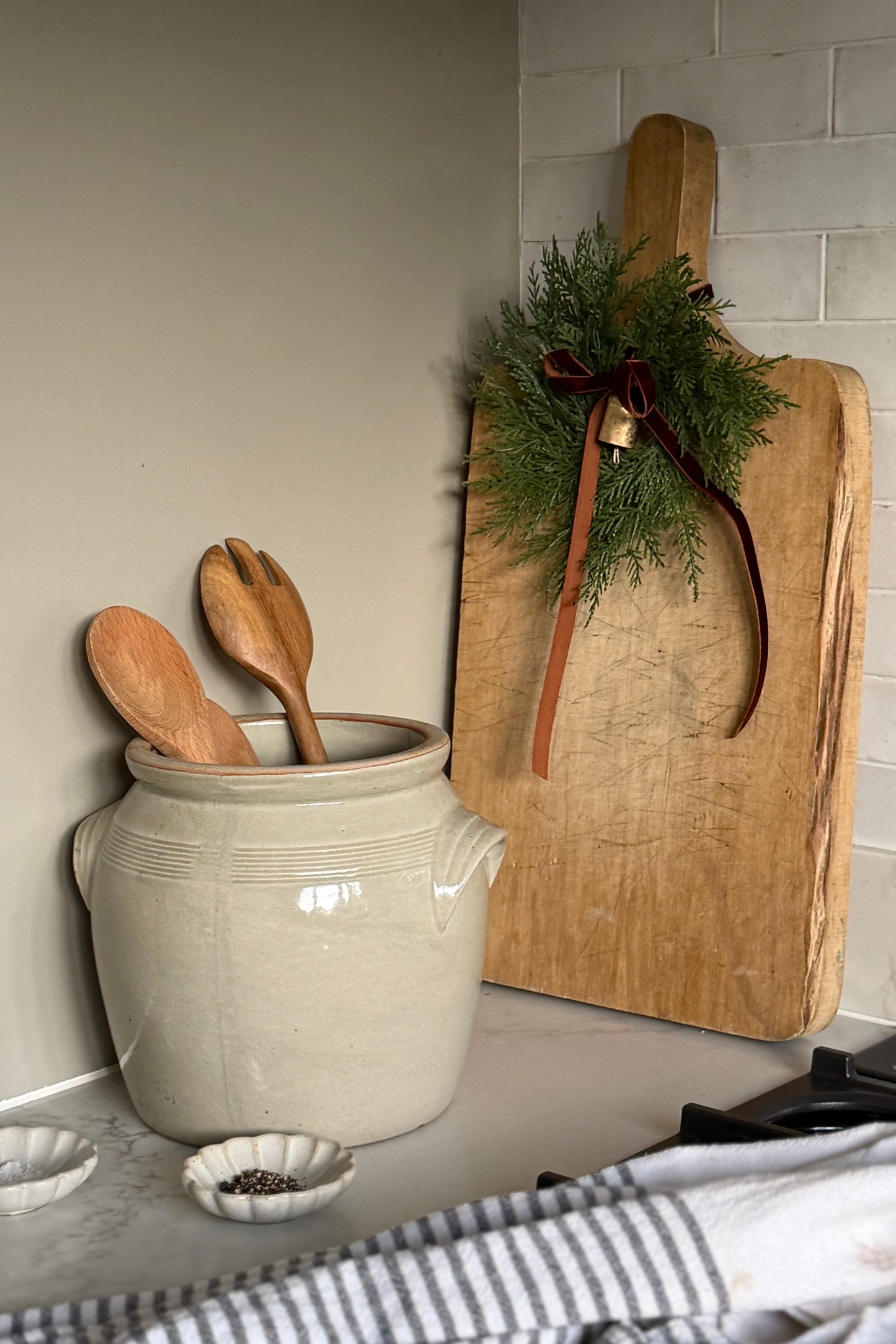 Large French Wooden Chopping Board