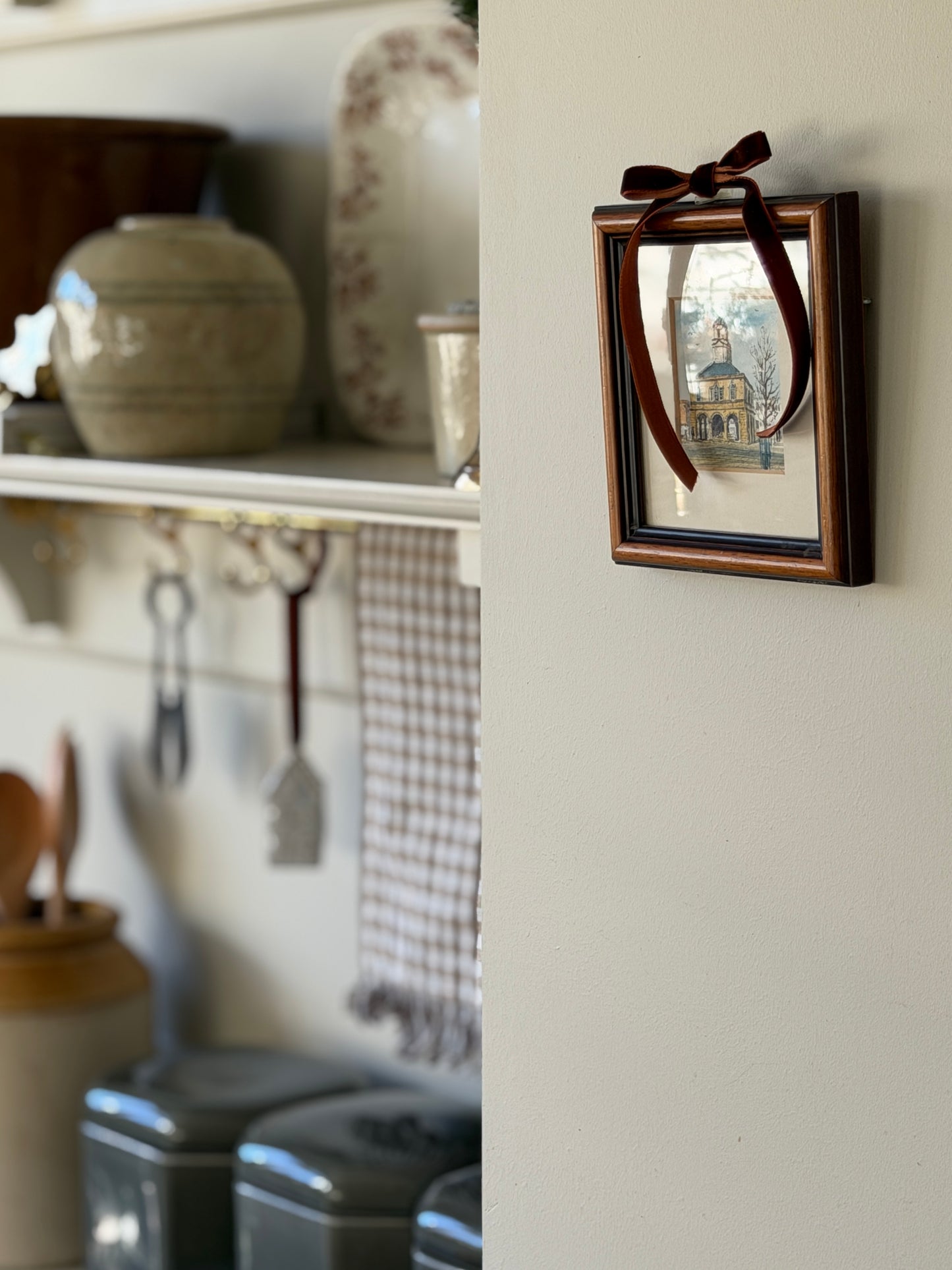 Mini Framed Watercolour Painting - Old Town Hall