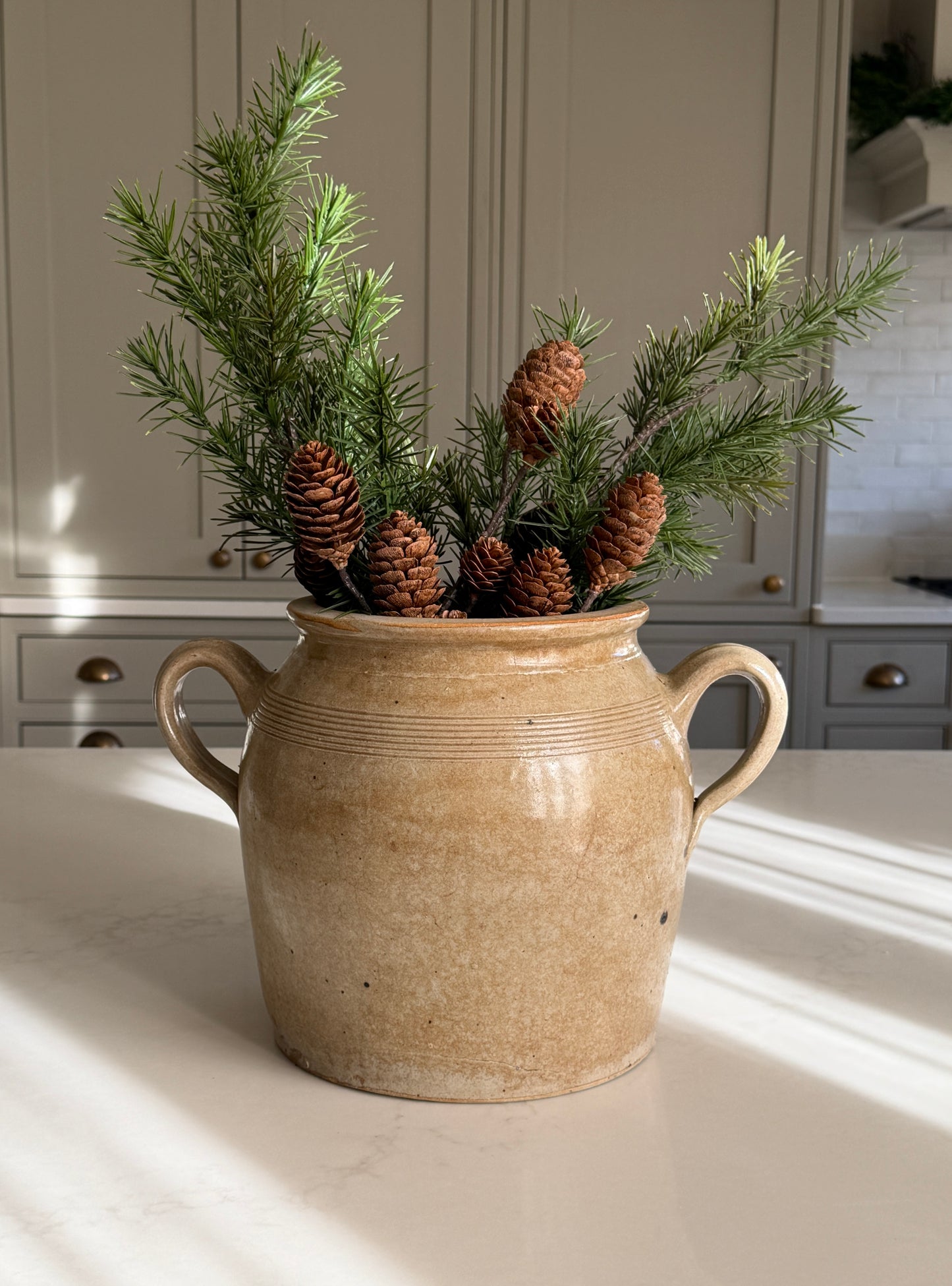 XL French Caramel Mottled Loop ear confit