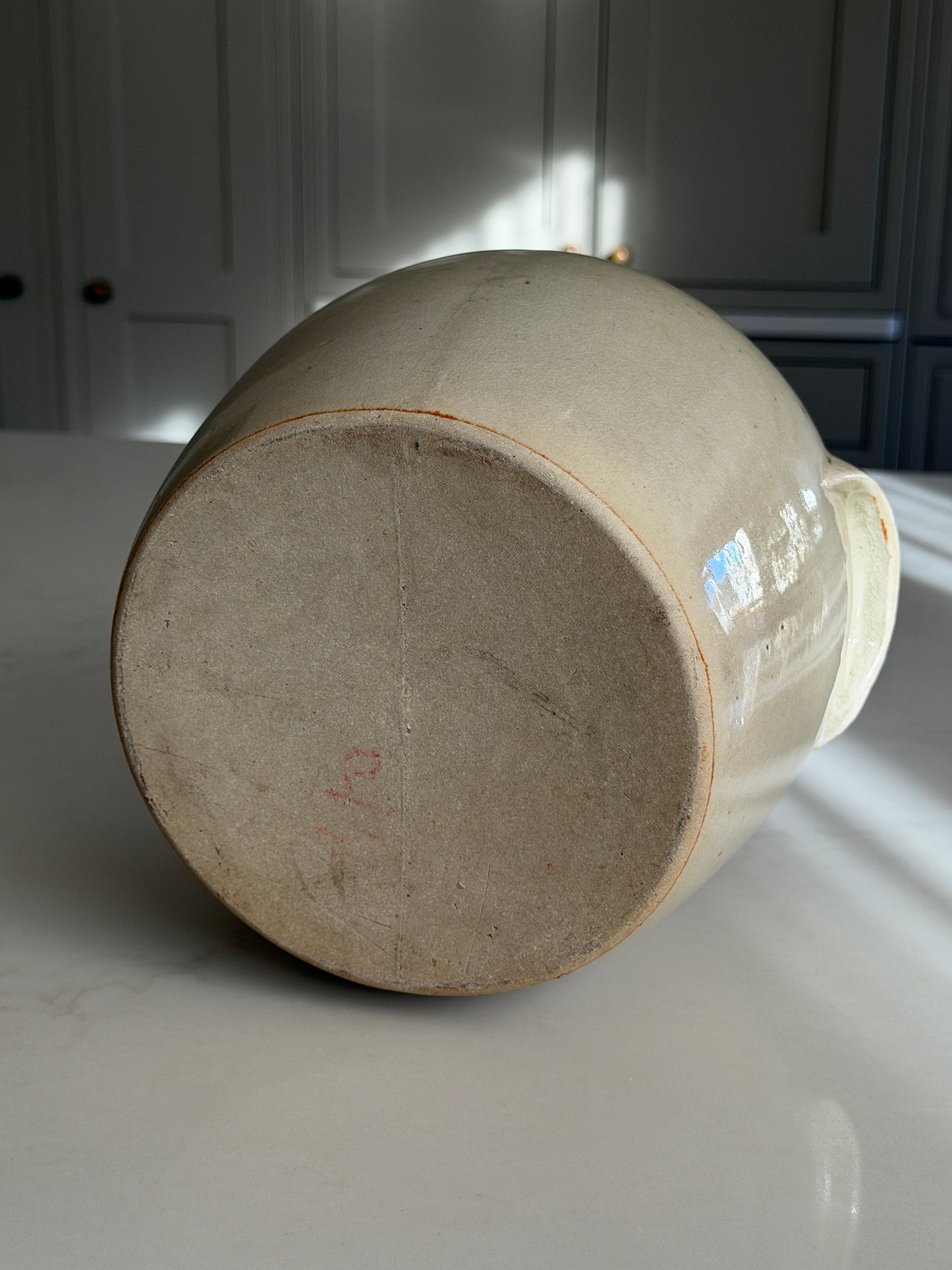 Green-Grey French Confit Pot