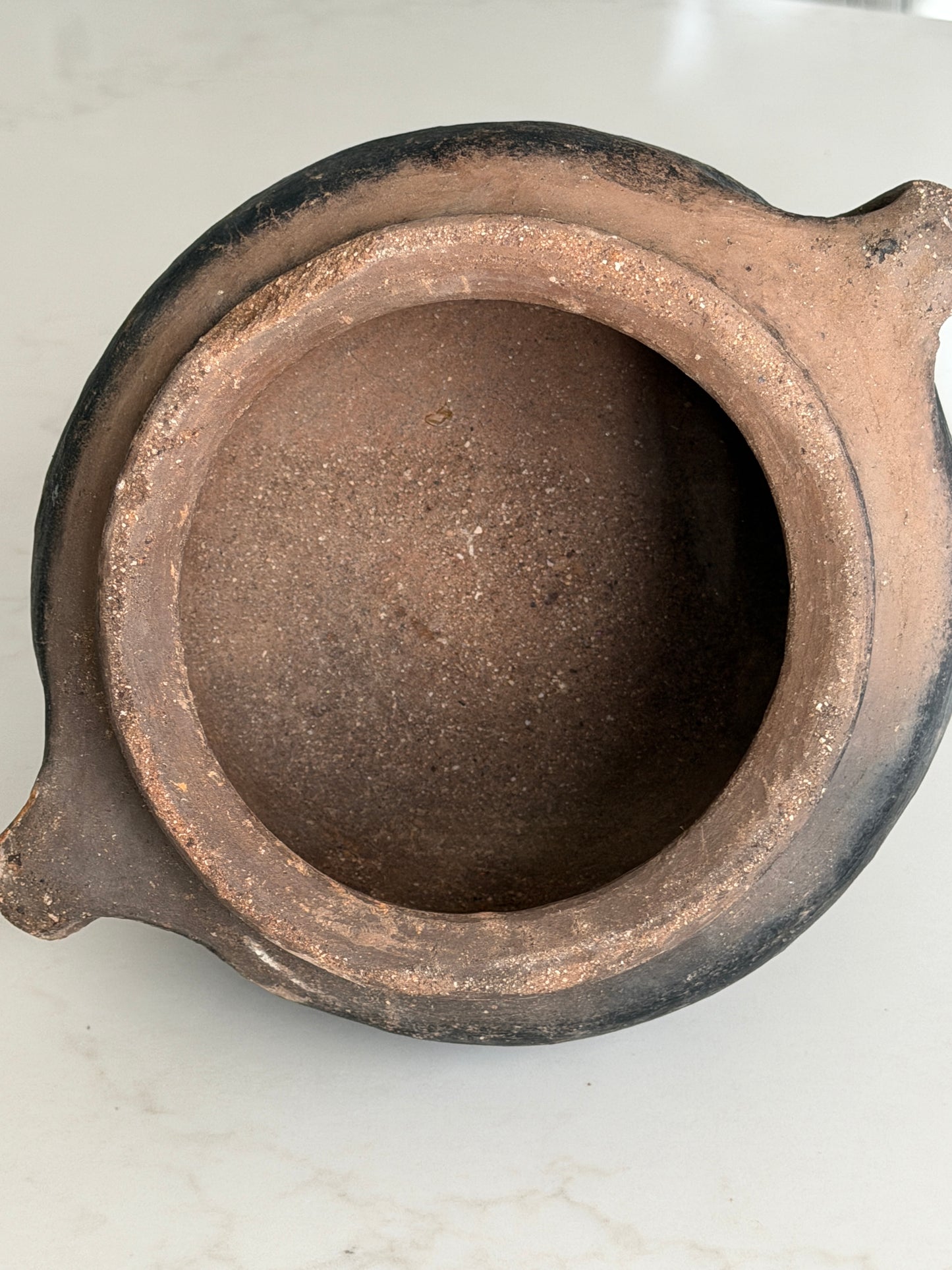 Small Black Turkish Terracotta Pot