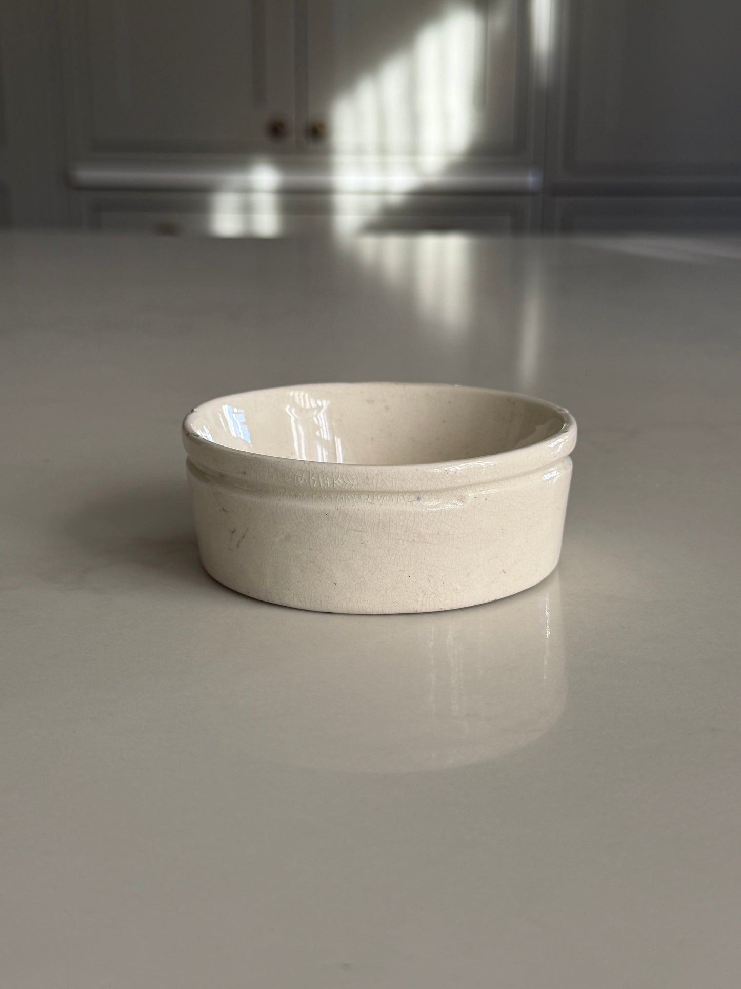 Small White Victorian Stoneware Dishes