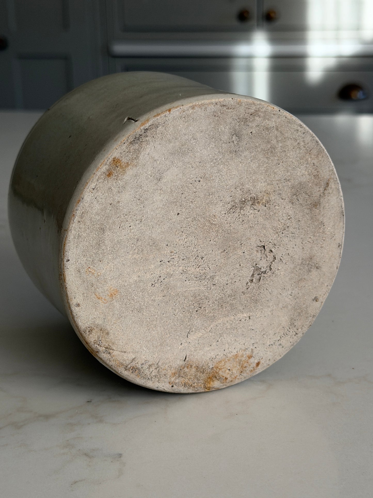 Medium French Greige Stoneware Pot