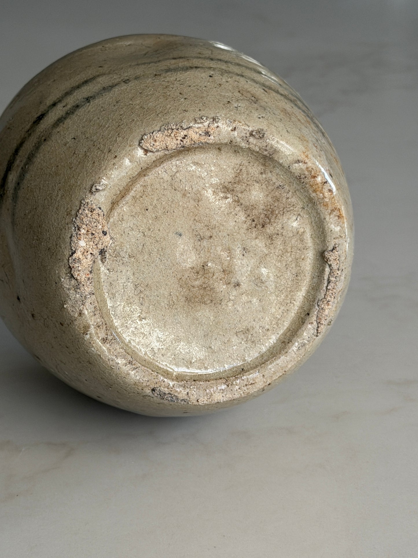 Green Banded Ginger Jar