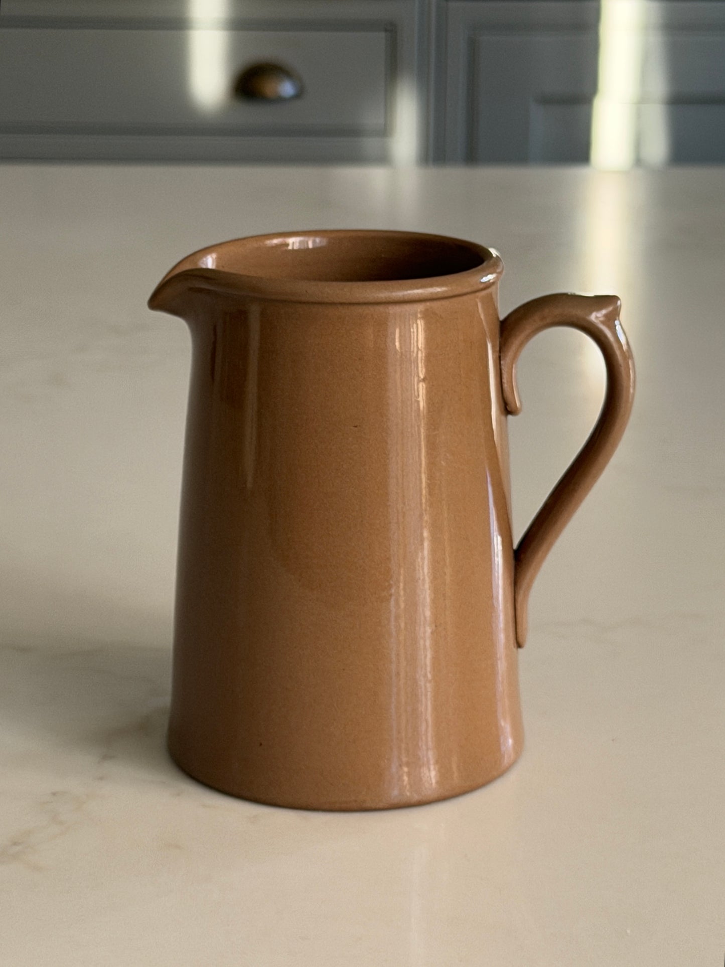 Antique Brown Creamer Jug
