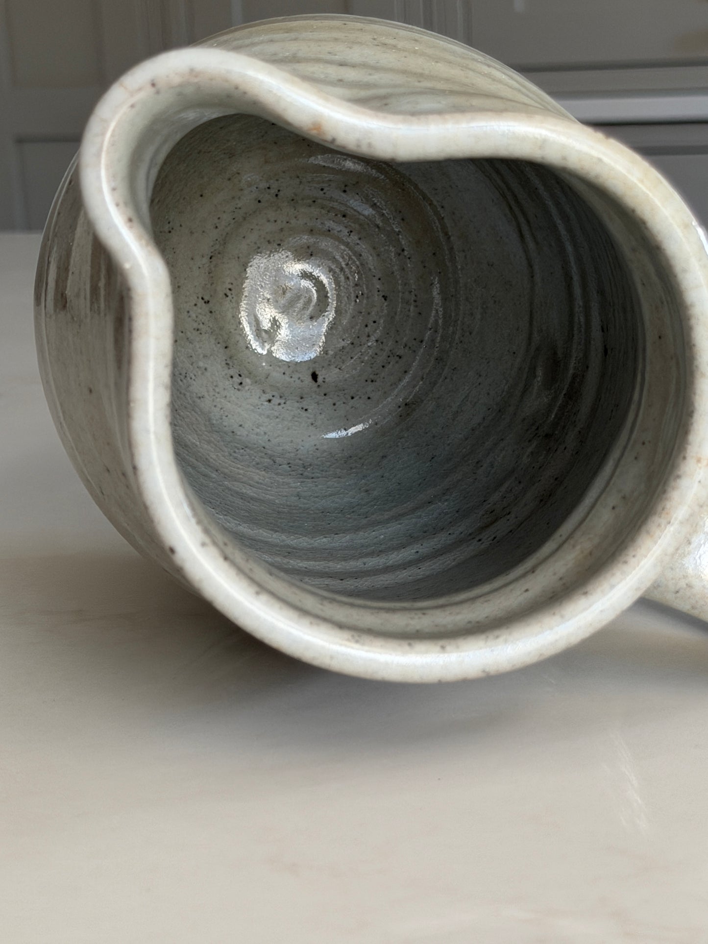 Large Grey Studio Pottery Jug
