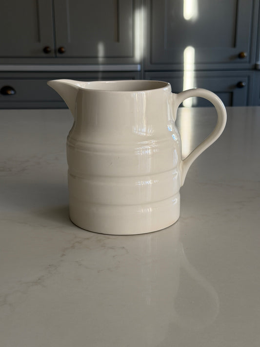 White Farmhouse Jug