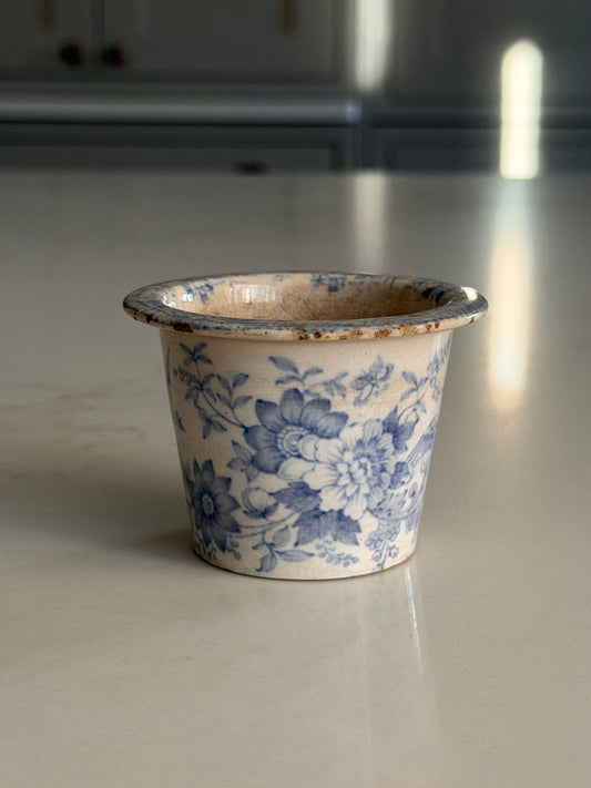 XS Blue & White Floral Ceramic Pot