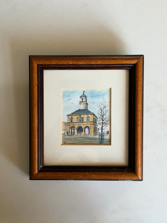 Mini Framed Watercolour Painting - Old Town Hall