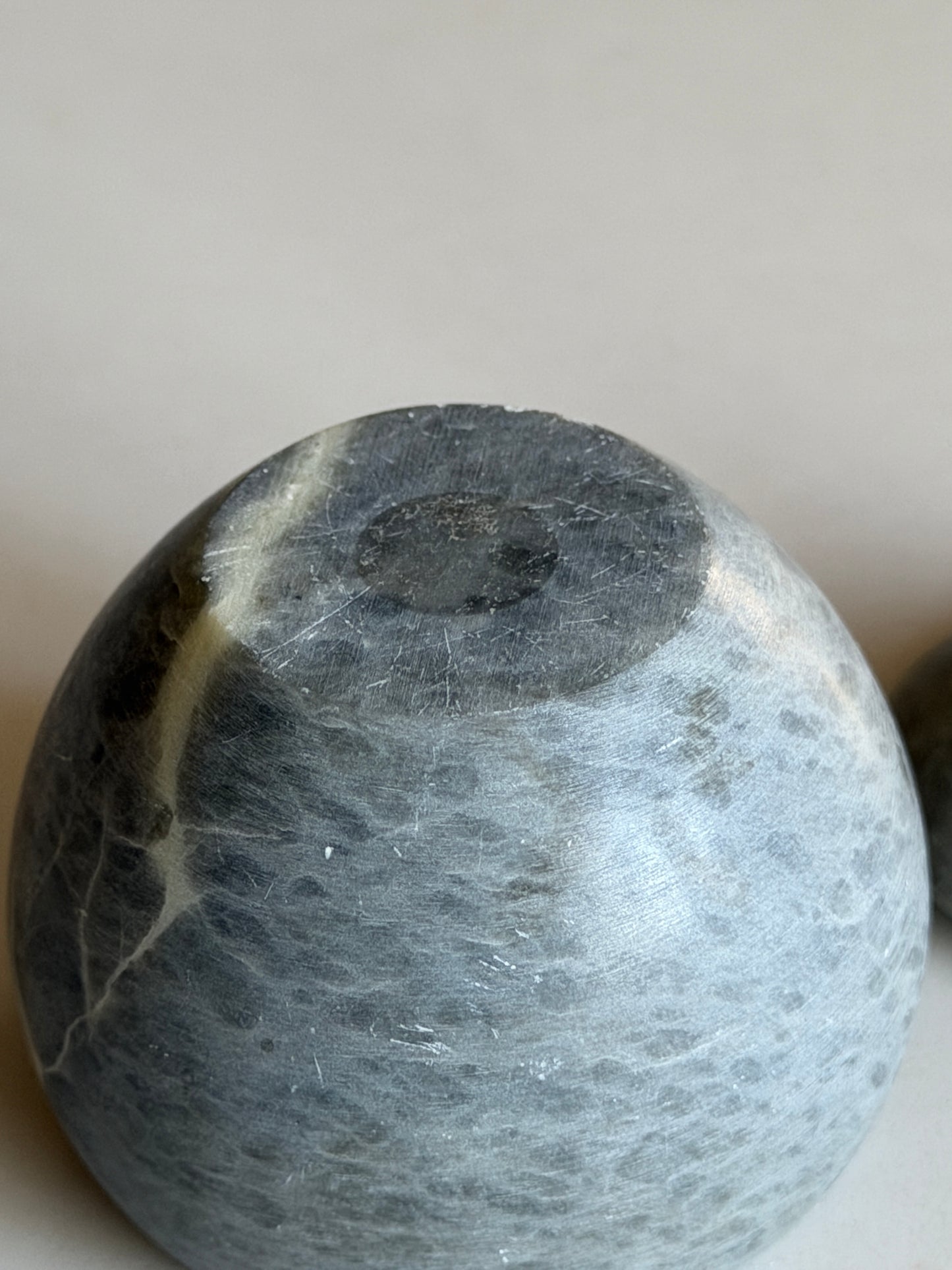 Small Soapstone Lidded Pot