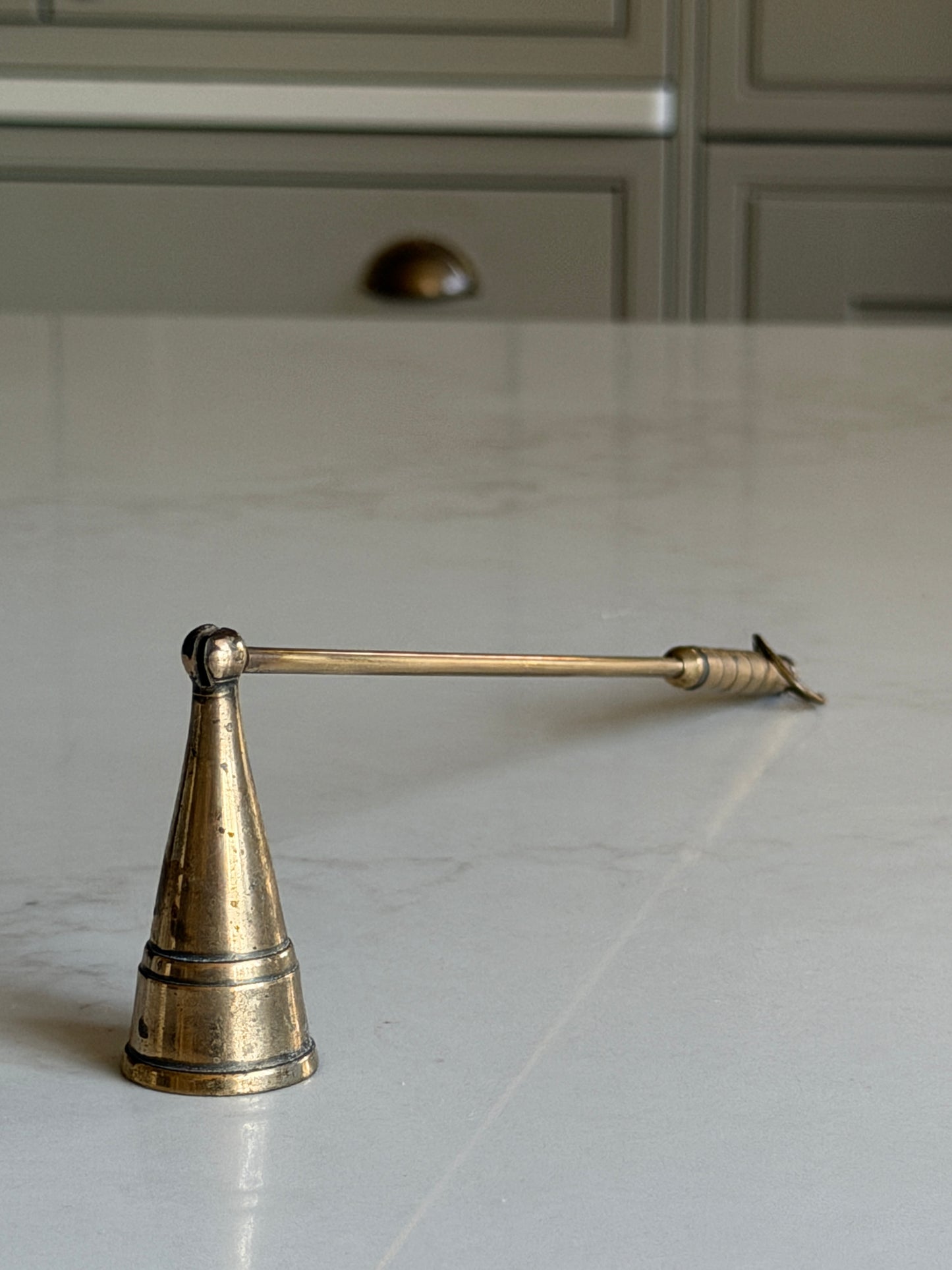 Brass Handled Candle Snuffer