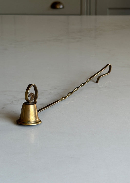 Brass Twisted Handle Candle Snuffer