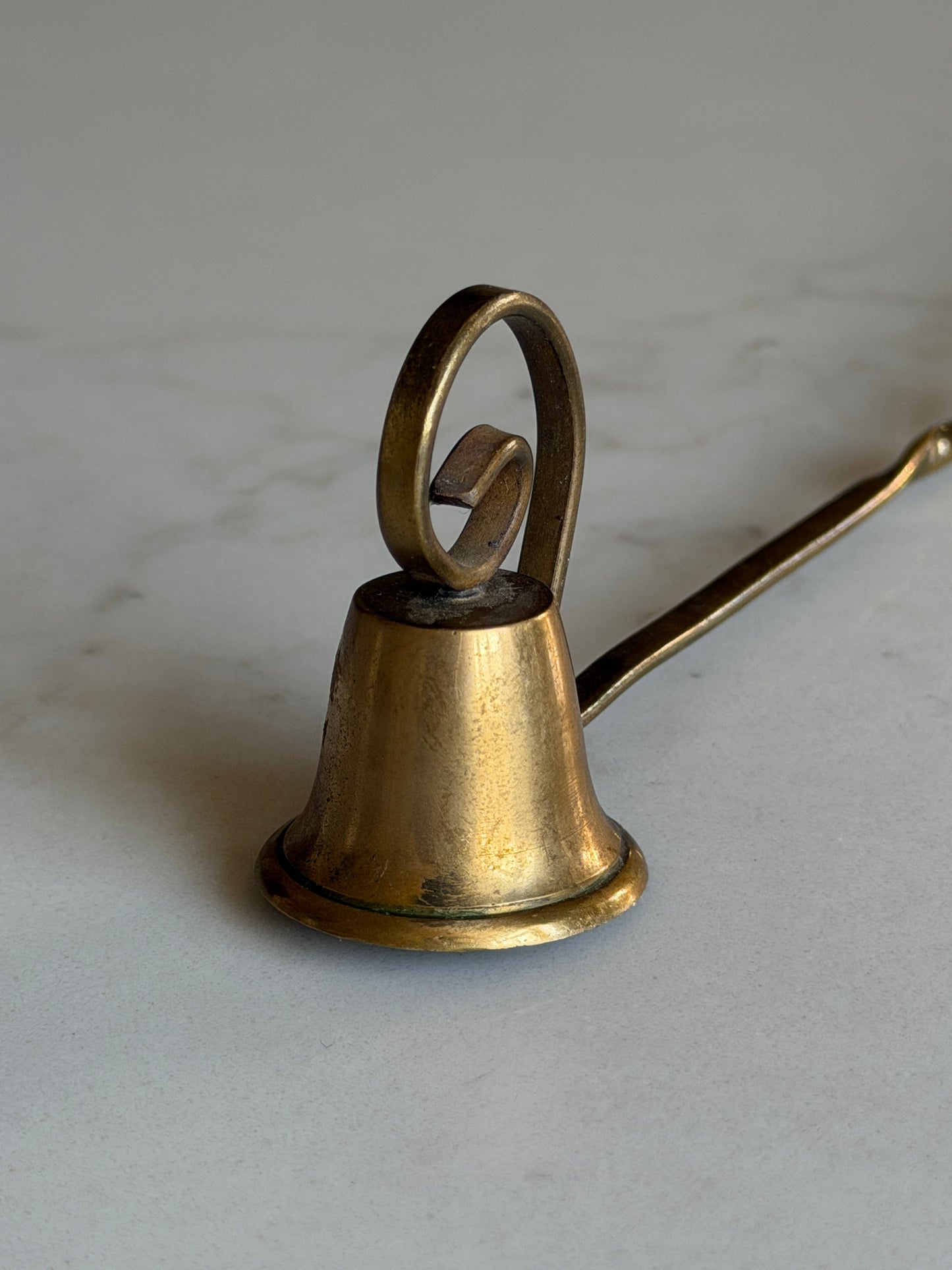 Brass Twisted Handle Candle Snuffer