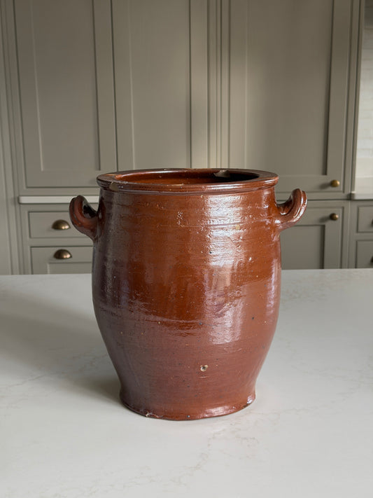 XL Brown Belgian Ceramic Pot