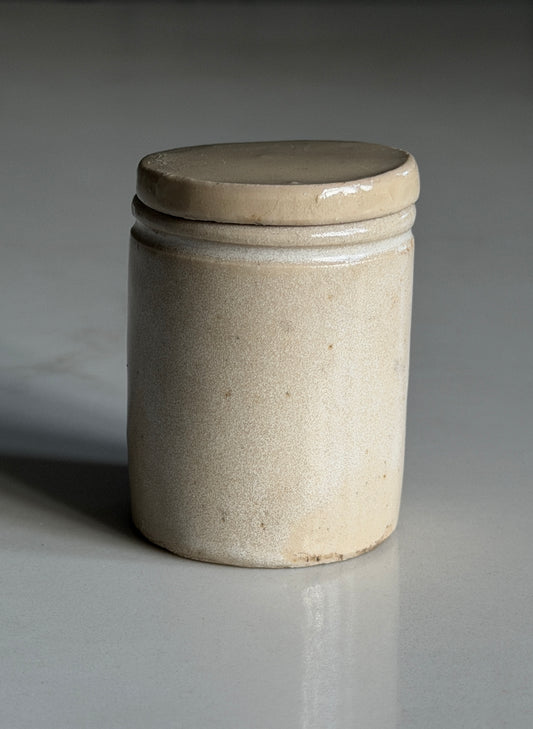 Off-White Lidded XS Marmalade Jar