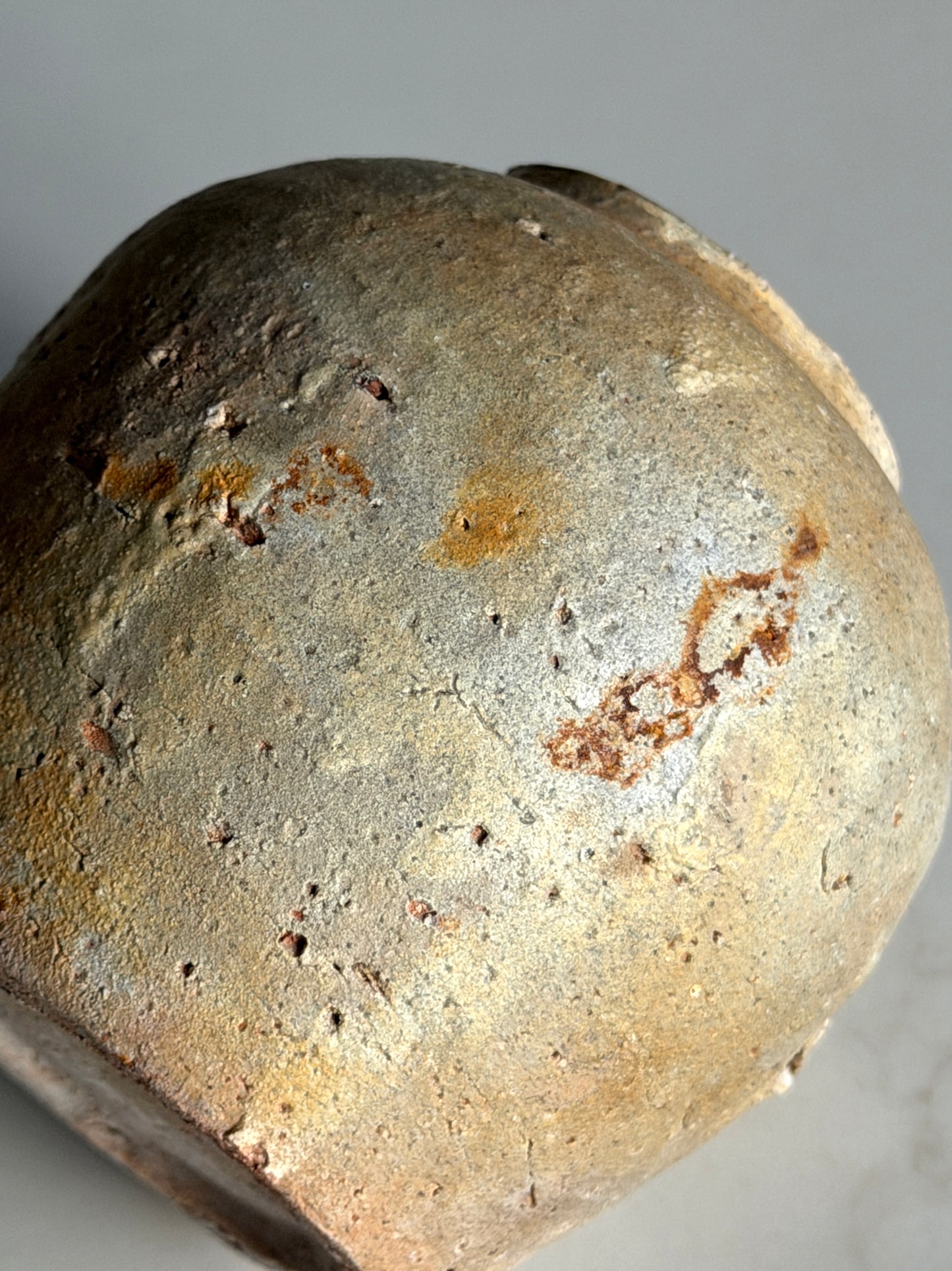 Small Lidded Natural Textured Ginger Jar