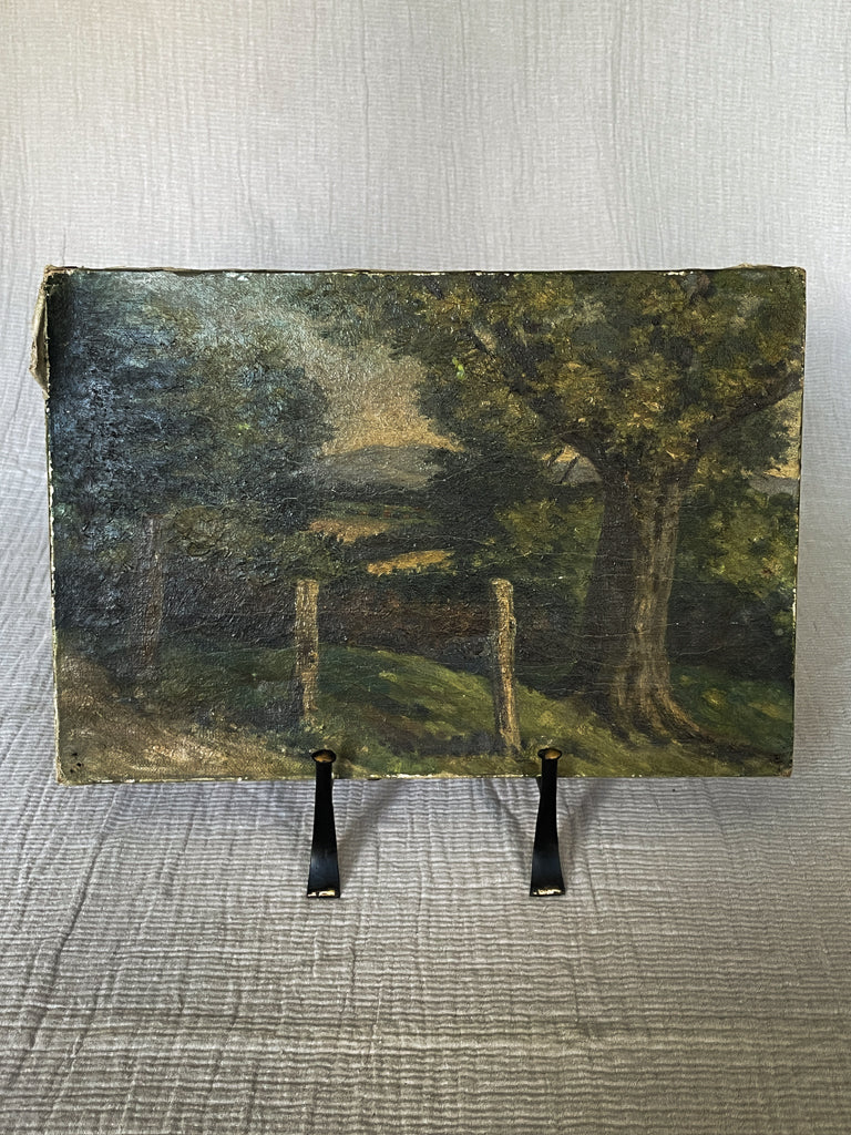 Vintage Landscape Oil Painting on Canvas