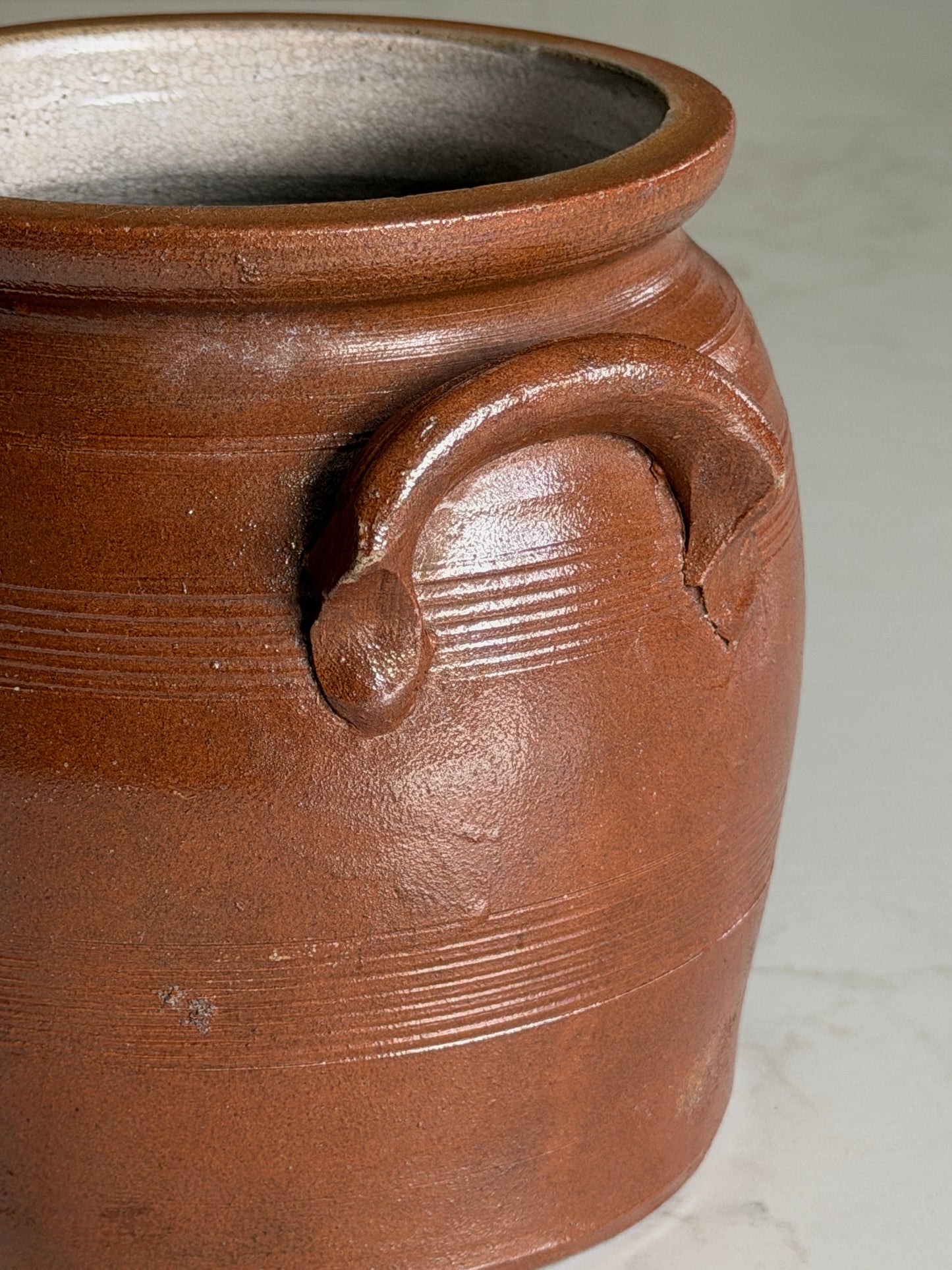 Mini Chocolate Brown French Confit Pot